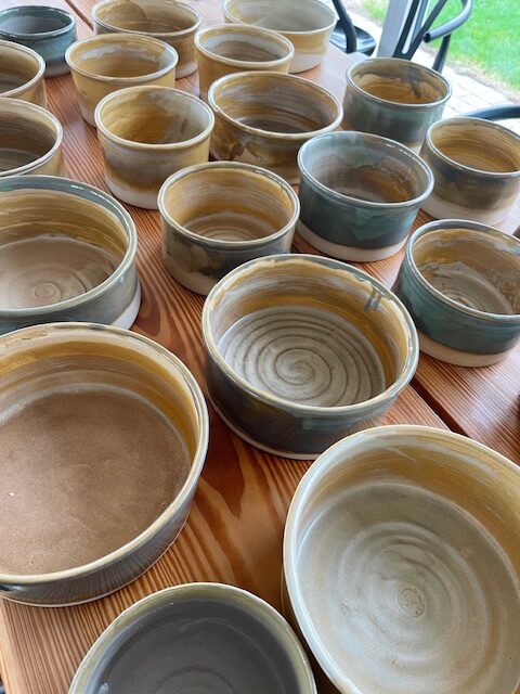 Billede af Unika keramik skåle